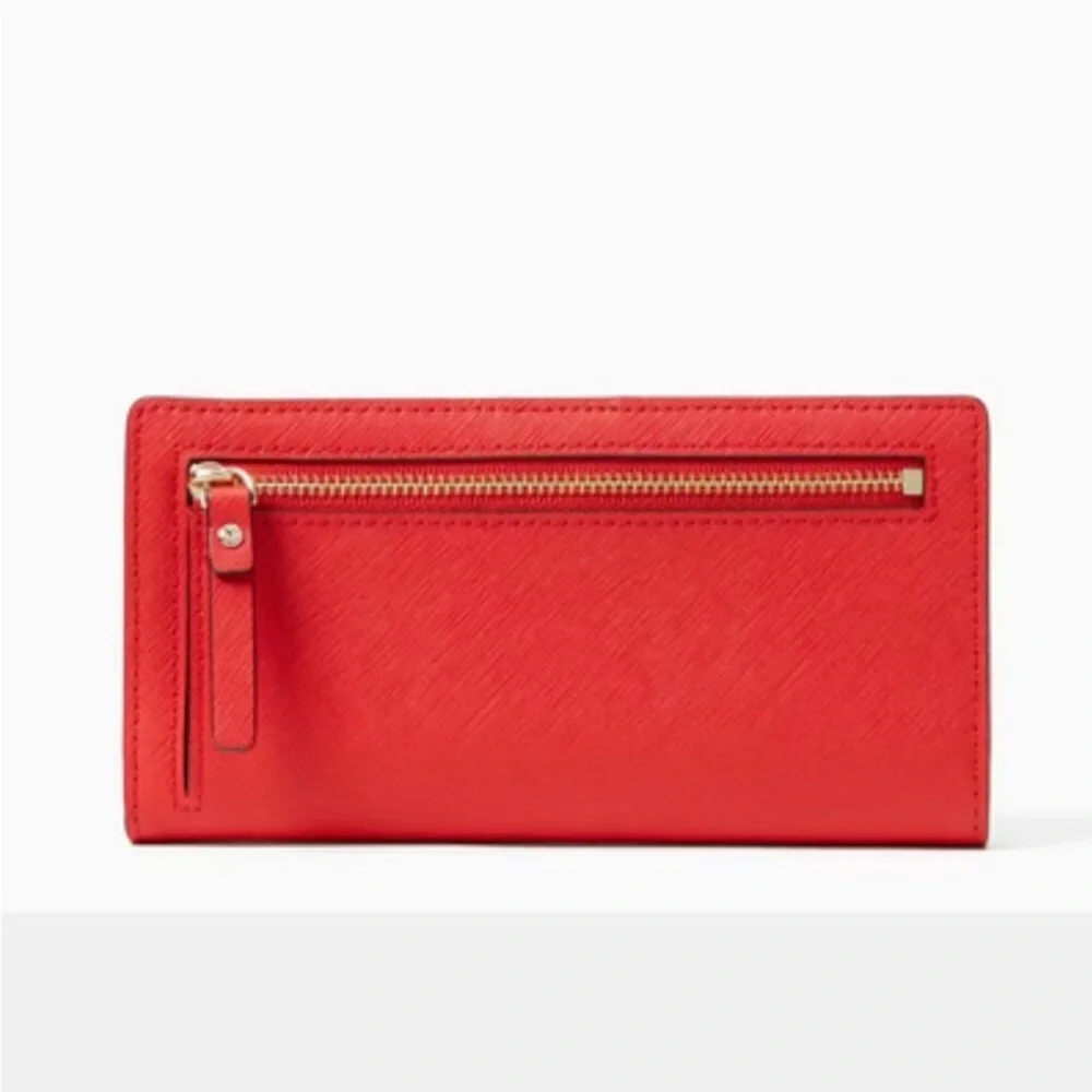 Kate Spade Staci Large Slim Bifold Wallet Gazpacho